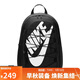 耐克（NIKE）男女雙肩包背包 大容量旅行包電腦書(shū)包休閑包DV1296-010 黑白