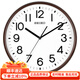 SEIKO日本精工時鐘客廳輕奢掛鐘石英鐘家用現(xiàn)代簡約創(chuàng)意夜燈掛墻壁鐘表 QXA677B/33cm（店長力推）