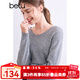 百圖betu女裝秋季新款毛針織衫慵懶風(fēng)V領(lǐng)長(cháng)袖針織衫女2409T15 灰色 M
