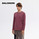 薩洛蒙（Salomon）男款 戶(hù)外運動(dòng)舒適透氣輕量休閑長(cháng)袖T恤 TRACKLINE LS TEE 夜光 C26500 M