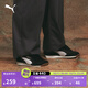 彪馬（PUMA）劉憲華同款復古跑鞋紅色薄底T頭鞋男女EASY RIDER 399028 黑色-白-10 42