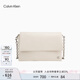 Calvin Klein【七夕禮物】通勤單肩斜挎包鏈條包包字母CK女包方包枕頭包DH3571 QDV-蛋殼色 OS