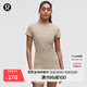 lululemon丨All It Takes 女士運動(dòng) T恤 *羅紋Nulu? LW3GV0S 橡木棕 S /6