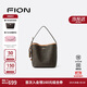 菲安妮（FION）包包女包2025新款小熊系列時(shí)尚水桶包簡(jiǎn)約單肩包生日禮物 啡/茶