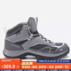 迪卡儂（DECATHLON）鞋男女登山鞋戶外防水防滑春秋高幫靴QUS MH100-NEW 女款-柏油灰-2025年新 37
