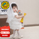 G.DUCKKIDS小黃鴨周歲禮服女寶寶連衣裙抓周嬰兒裙子兒童公主裙女孩生日禮物 蛋糕裙加頭紗 80 尺碼6-12月【75-85cm】