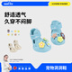 wakytu英國品牌狗狗洞洞鞋寵物夏季涼鞋拉布拉多泰迪比熊狗鞋耐磨透氣 1號藍色2只裝【內長4.5cm內寬3cm 萌趣時尚+耐磨防滑+舒適透氣