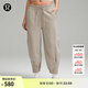 lululemon丨Loungeful 女士超寬松款高腰中長(cháng)運動(dòng)褲 LW6CI7S 河石色 S /6