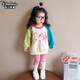 迪士咪魯（DISHIMILU）女童套裝秋裝衛衣兩件套2025新款秋季寶寶兒童裝女孩春秋小孩衣服 XT4525-圖片色 110 碼/身高100-110cm（3-4歲）