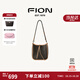菲安妮（FION）2025新款包包女包單肩斜挎包百搭時(shí)尚通勤馬鞍包生日禮物