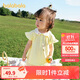 巴拉巴拉寶寶短袖t恤嬰兒女童上衣2025夏裝甜美時(shí)尚可愛(ài)萌趣209225117005