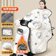 貝初眾【升級工藝，加厚更保暖】電動(dòng)車(chē)擋風(fēng)被冬季加厚加絨電瓶車(chē)踏板通用防潑水防曬保暖防風(fēng)雨罩 【側翼加寬加大】防風(fēng)把+保暖耐用 防風(fēng)防曬安裝便捷不挑車(chē)型
