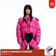 RE'VAN2023冬芮范2024冬季新品設計師款甜酷風(fēng)玫紅色羽絨服RN90501308 桃紅 M 38