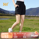 361°運動(dòng)褲子女夏季五分褲防曬戶(hù)外短褲寬松休閑印花 662424703-2