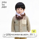 jnby by JNBY江南布衣嬰童拼色西服混紡羊羔毛外套秋冬男童嬰兒兒童YO0711310 297/黃綠卡其 90cm