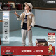 Teenie Weenie Kids小熊童裝24春季款男童撞色插肩棒球服外套 米色 130 cm