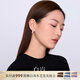 白嵐銀瓦耳釘925銀耳環(huán)耳飾輕奢時尚原創(chuàng)設計高級感生日禮物送 銀瓦耳釘