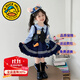 G.DUCKKIDS小黃鴨公主裙女童洛麗塔春秋季兒童連衣裙朱迪尼克女孩生日蓬蓬裙 朱迪連衣裙+領(lǐng)帶掛件腰帶尾巴 100 尺碼2~3歲【 90-100cm】
