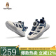 暇步士（Hush Puppies）童鞋秋季新款兒童戶(hù)外運動(dòng)鞋男童跑步鞋女童透氣軟底休閑鞋 HP5805008藍色款 33