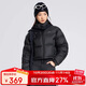 駱駝（CAMEL）短款羽絨服女款冬季新款時(shí)尚寬松面包服防風(fēng)立領(lǐng)短外套