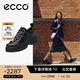 愛(ài)步（ECCO）休閑鞋女 厚底增高牛皮休閑運動(dòng)鞋女 蹤跡220713 HL 黑色22071351052 37