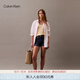 Calvin KleinJeans25夏季女士美式復(fù)古潮流ck性感辣妹高腰牛仔短褲47B959G