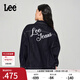 Lee商場(chǎng)同款舒適版繡花清水洗女長(zhǎng)袖牛仔夾克外套潮LWT0091875PN 清水洗 S