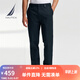 諾帝卡（NAUTICA）【商場同款】春夏新款舒適親膚微彈修身直筒休閑褲男PO4320 藏青4NV 33