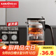 金灶（KAMJOVE）飄逸杯玻璃茶壺 家用可拆卸泡茶器茶杯泡茶壺套裝茶具 K-209 單泡茶壺 500ml