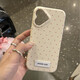 埃文思iphone16攝像頭是愛心形狀蘋果16Plus手機(jī)殼iPhone15Pro套16Promax 大孔仿皮-白-A460粉點(diǎn)點(diǎn)+標(biāo)簽 蘋果16(愛心攝像頭)
