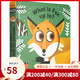 英文原版 Little Faces 百變臉譜系列 Fox Is Up To Something 兒童英語(yǔ)啟蒙 動(dòng)物認知 紙板操作書(shū) 綠山墻
