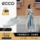 愛(ài)步（ECCO）板鞋女 時(shí)尚潮流百搭簡(jiǎn)約經(jīng)典平底鞋日常休閑板鞋女 柔酷430003 白色43000301007 37 （偏小，建議選大一碼）
