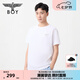 BOY LONDON【簡(jiǎn)約印象】25新款春夏男女同款針織短袖潮流T恤N01254 白色 XS