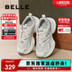 百麗厚底舒適老爹鞋女學(xué)生新款輕量運(yùn)動(dòng)休閑鞋B4P1DCM4 太空灰 37