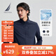 諾帝卡（NAUTICA）【大促爆款】男裝25春季新款涼感抗UV皮膚衣立領(lǐng)夾克外套男JE5252 藏青4NV S