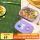 特百惠（Tupperware）開學(xué)季學(xué)生上班族便當(dāng)盒可微波加熱思麗康1L分格飯盒 冰沙紫