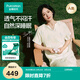 全棉時(shí)代【趙麗穎同款】25夏新品女士空氣褶皺紗家居服套裝 米底郁金香 M