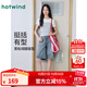 熱風（Hotwind）女士牛仔短褲2025年夏季新款高腰港風時尚牛仔中褲復古五分褲 06蘭色 28