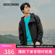 斯凱奇（Skechers）情侶裝男子戶外休閑運動加絨連帽外套P423M151