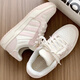 阿迪達斯（adidas）休閑鞋女鞋秋季新款運動(dòng)鞋NEO小白鞋學(xué)生低幫粉色皮面板鞋 IE3904/粉白/皮面 36