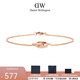 丹尼爾惠靈頓（DanielWellington）dw手鏈 星辰小雙環(huán)手鏈簡(jiǎn)約時(shí)尚手鐲 生日禮物送女友 DW00400355【玫瑰金】