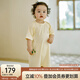 OAK FAMILY嬰兒桑蠶絲連體睡袋寶寶防驚跳空調(diào)房夏季睡袋 【桑蠶絲】覓鶯黃 80cm
