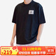 Jordan男子短袖T恤 純棉圓領(lǐng)ESS 百搭貼布logo DZ7314-010黑XL