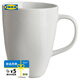 宜家（IKEA）VARDERA瓦德拉水杯咖啡杯陶瓷馬克杯大容量杯子辦公室 大杯白色30 厘升 其他