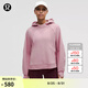 lululemon丨Scuba 女士寬松款側開(kāi)口連帽衫 LW3IU6S 薔薇粉 M /L