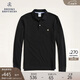 布克兄弟（BrooksBrothers）男士春夏新款棉刺繡logo針織polo衫