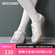 斯凱奇（Skechers）【明星同款】女鞋2025新款秋季休閑平底板鞋芭蕾德訓(xùn)鞋20185324