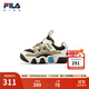 FILA斐樂(lè )兒童童學(xué)步鞋2025年冬季新款男女?huà)胗淄瘜殞毞€步鞋運動(dòng)鞋 黑/奶白-BG 27 內長(cháng)16.5cm