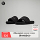 lululemon丨Restfeel Slide 男士拖鞋 *徽標(biāo)款 LM9AYYS 黑/黑/黑 43