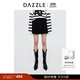 DAZZLE地素 半身裙2024年秋季新款女裝黑色牛仔百褶短裙 黑色 13/M 165/70A